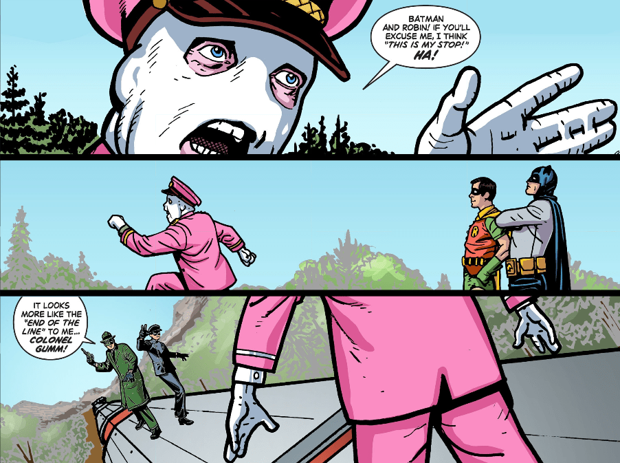 These puns have gone off the rails.