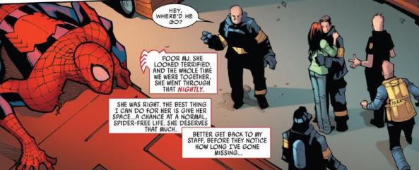 Spider-Man stays out of it