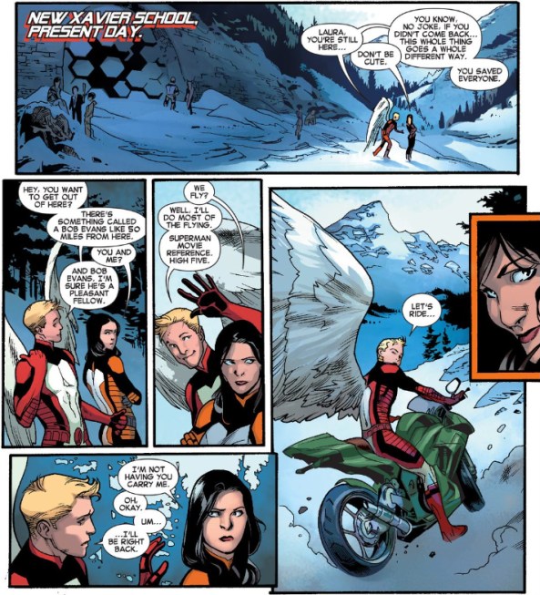 Warren and Laura sitting in a tree...