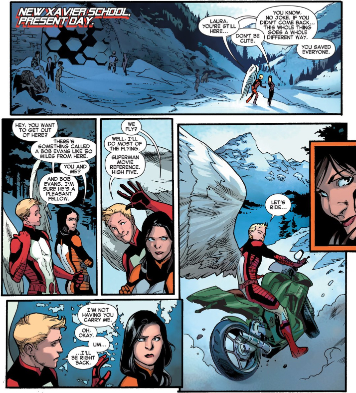 Warren and Laura sitting in a tree...