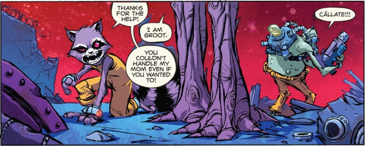 Rocket and Groot