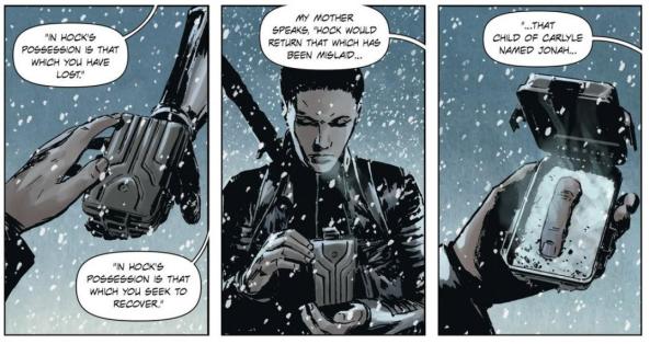 That's Jonah's finger