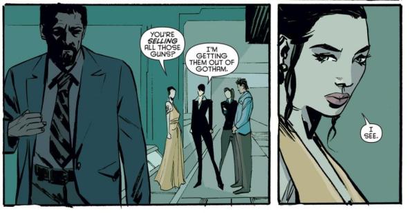 Eiko wants guns out of Gotham too