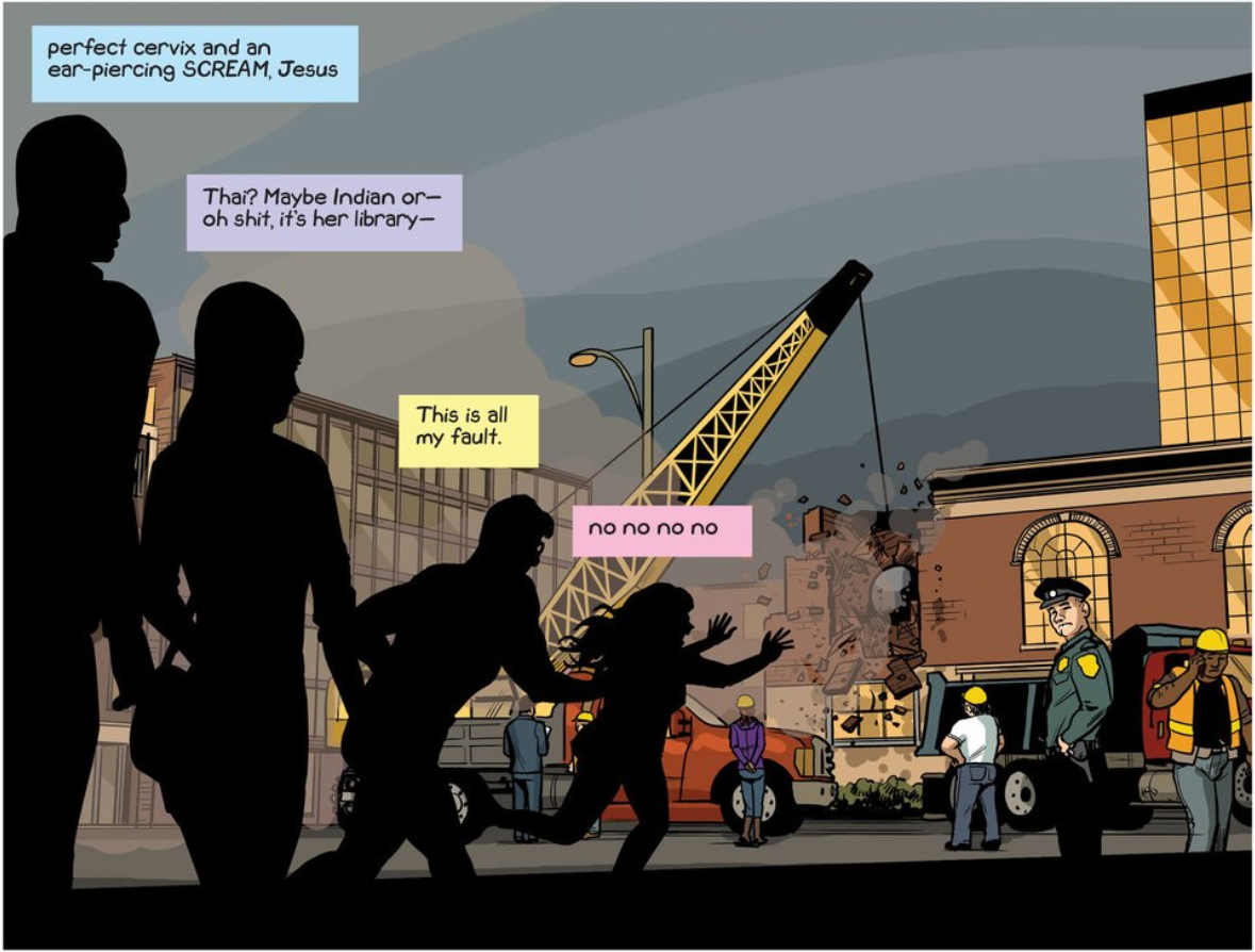 What does it mean to come in someone like a wrecking ball?