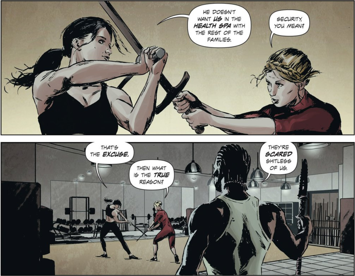 Yes, in the future, rich people are still scared of black people