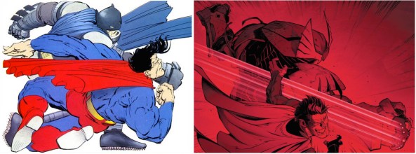 Batman Punching Superman