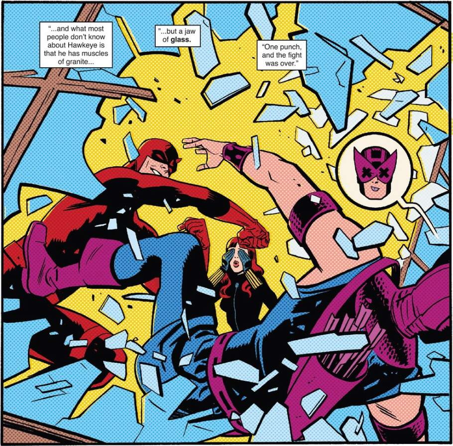 Dadredevil socks Hawkeye