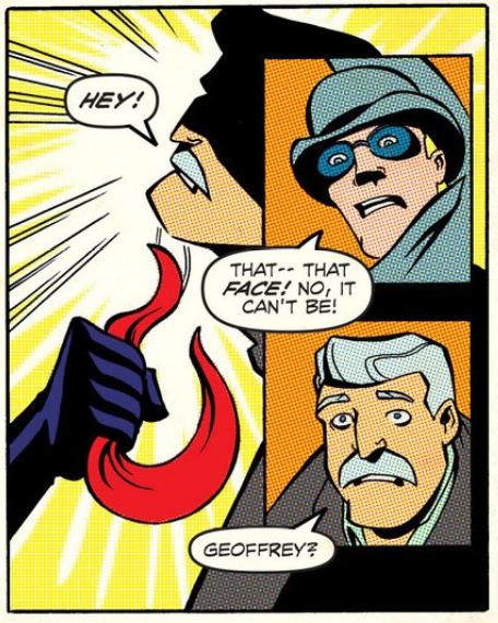 Gray Raven's eyes are like Spider-Man's eyes