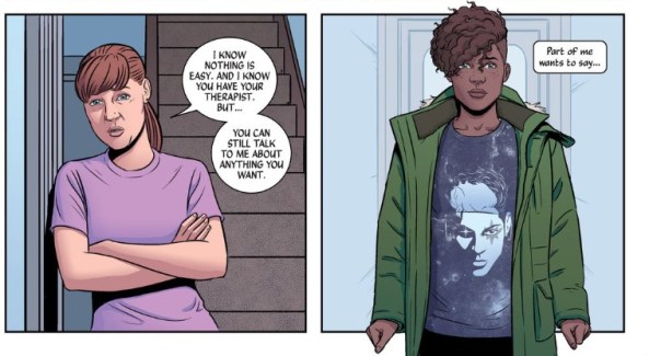 Just like in Take On Me...