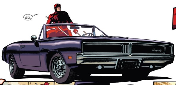 Daredevil behind the wheel