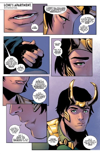 Loki is sorry for being such a comic book character