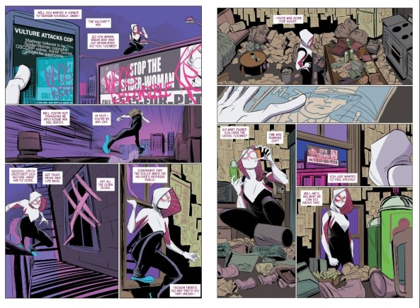 Gwen Stacy infiltrates Vulture's apartment