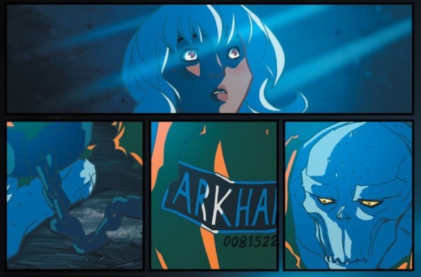 olive takes pitty on croc