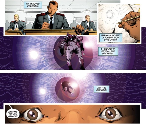 The abyss gazes also (because it's a giant eye)