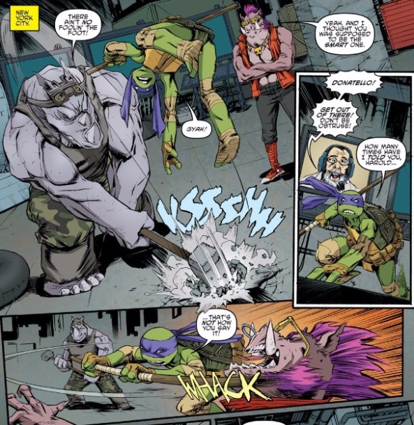 Donny vs Bebop and Rocksteady