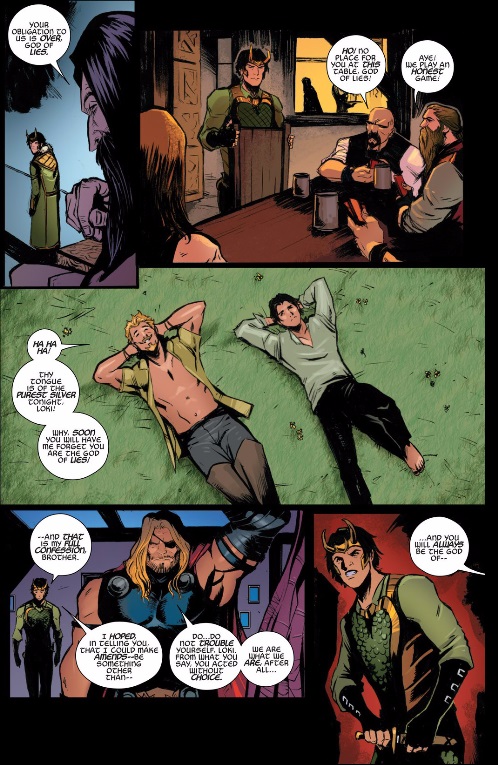 Loki is the god of lies