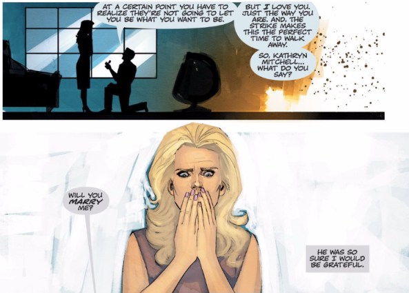 The world falls away