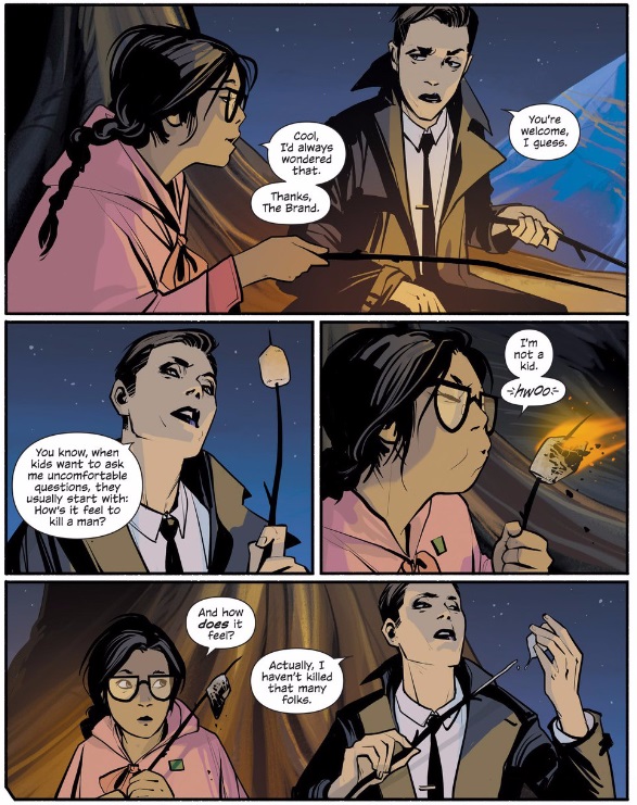 Sophie asks the Brand stuff