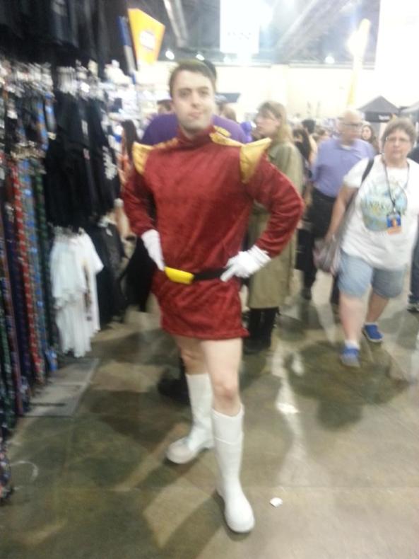 "Kif, I have made it with a woman, inform the men!"