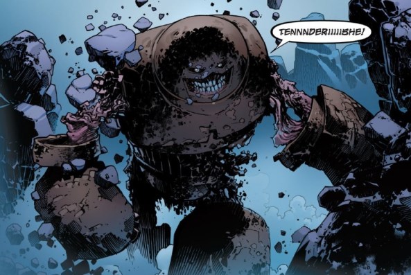 His suit is so tight!