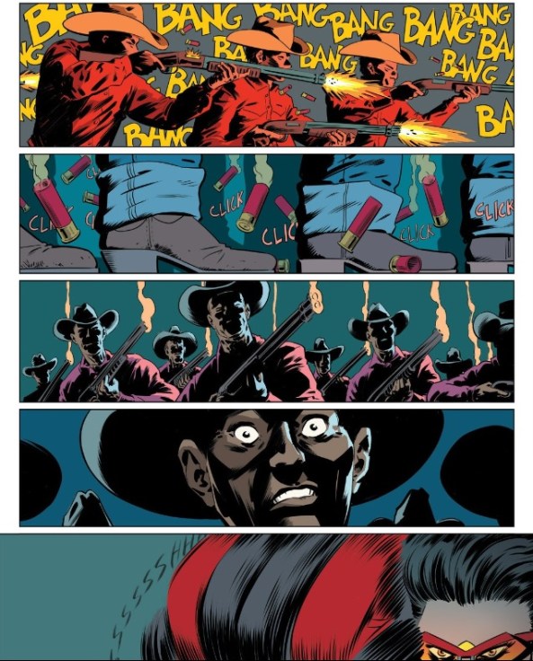 can't shoot the Spider-Woman