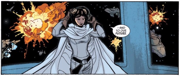 Leia bows to the future