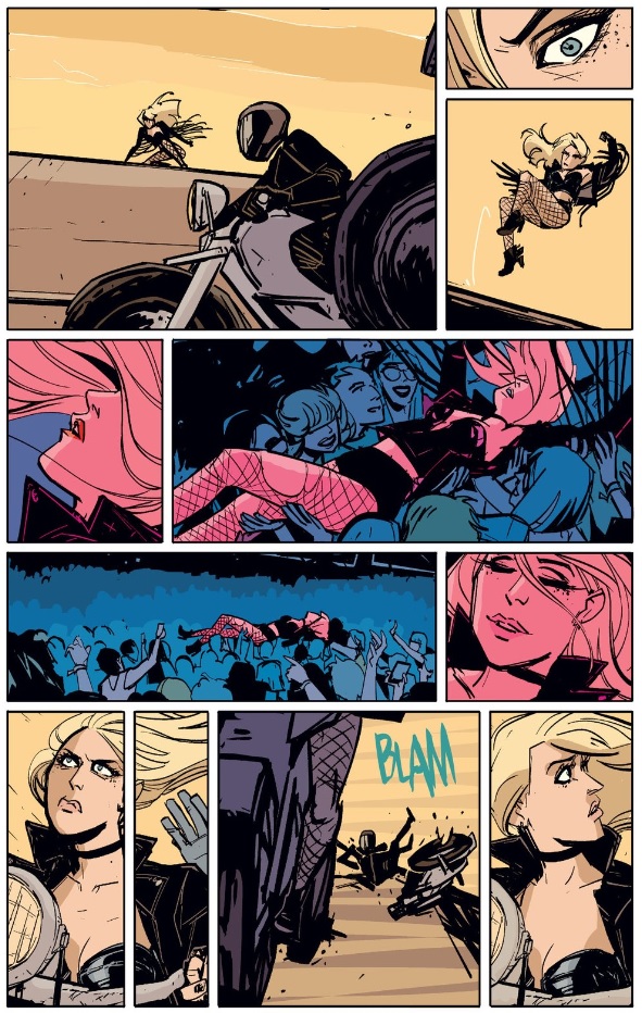 crowd surfing, butt kicking