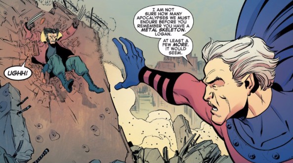 You're made of metal Logan