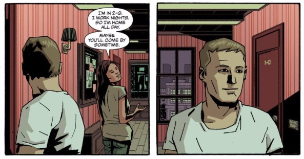 Driver maybe shows a smile