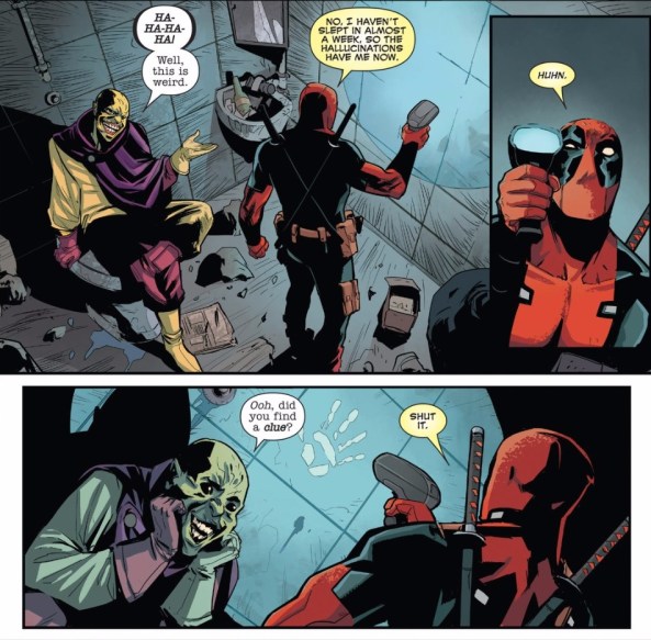 Deadpool finds a clue