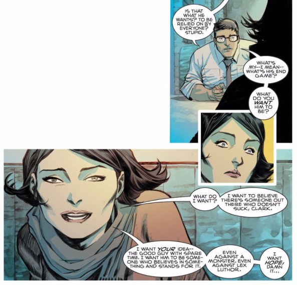 Lois knows something