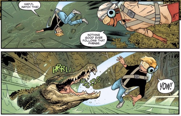 Johnny tries to show off