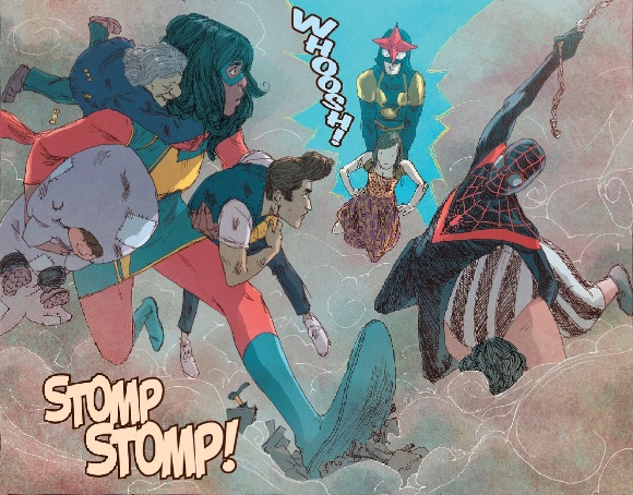 Ms. Marvel, Spider-Man and Nova