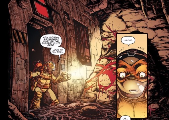 Something in the shadows.