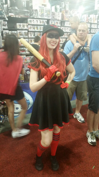 The personalized bat is a nice touch