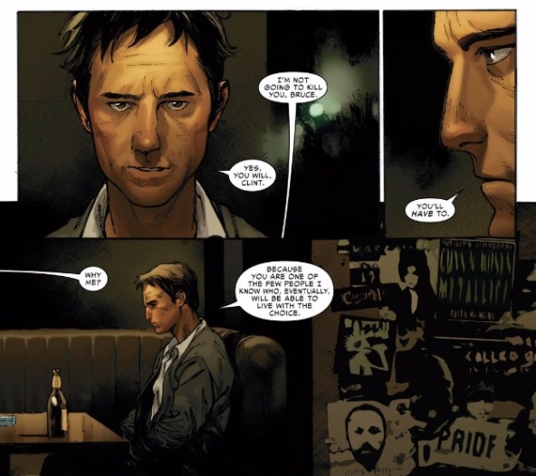 bruce banner wants clint barton to kill him