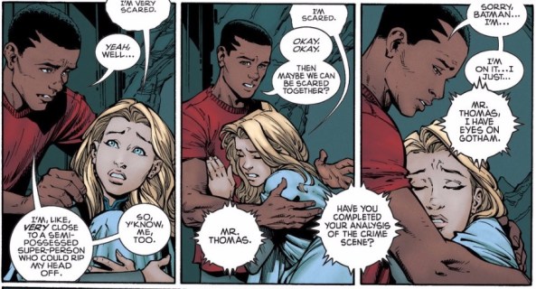 gotham girl is very scared