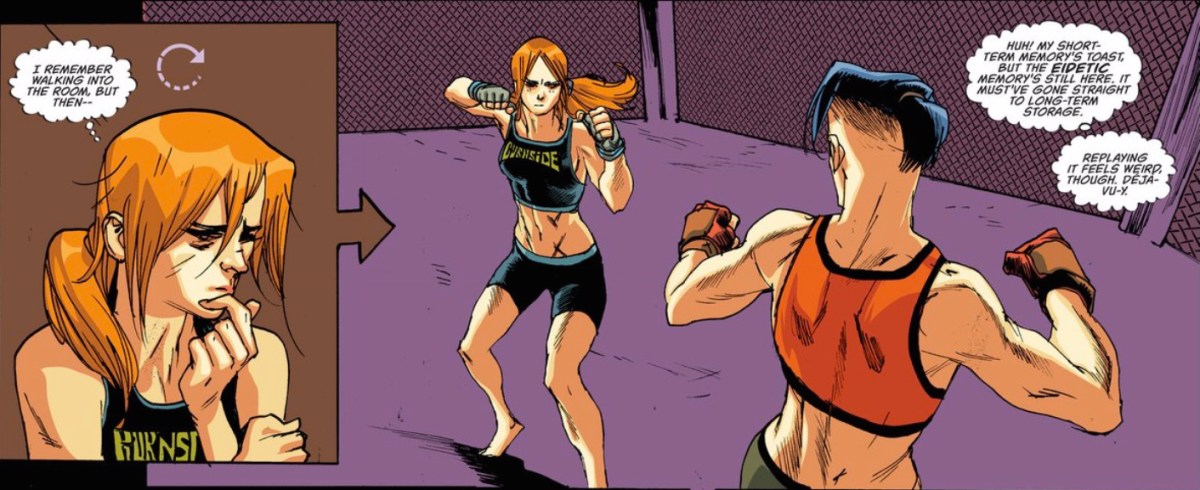 Batgirl fights Wen Lu