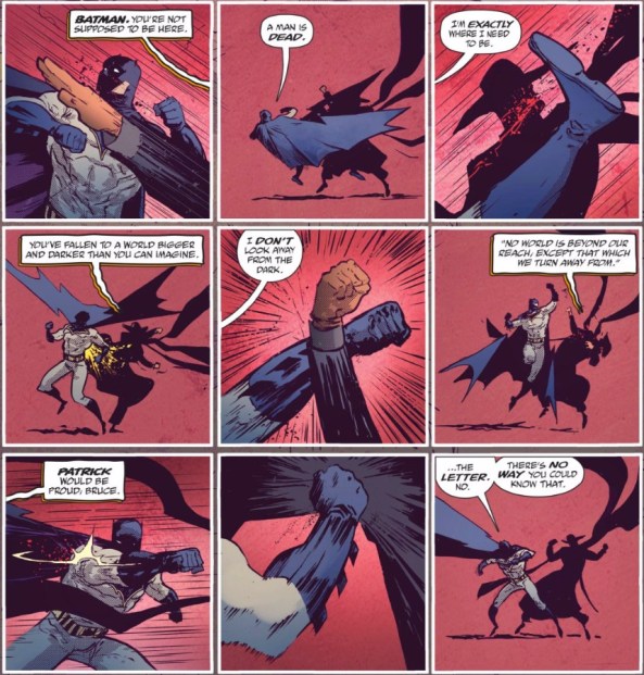 Batman fights the Shadow