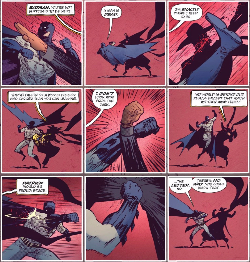 Batman fights the Shadow