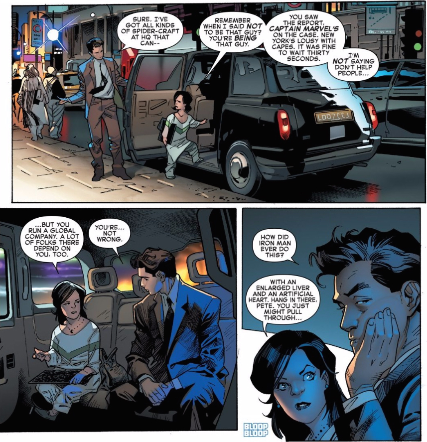 Anna Maria and Peter Parker