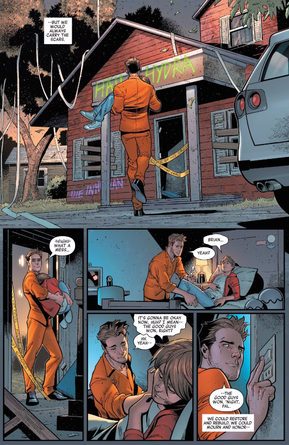 The McAllisters return home (alone)