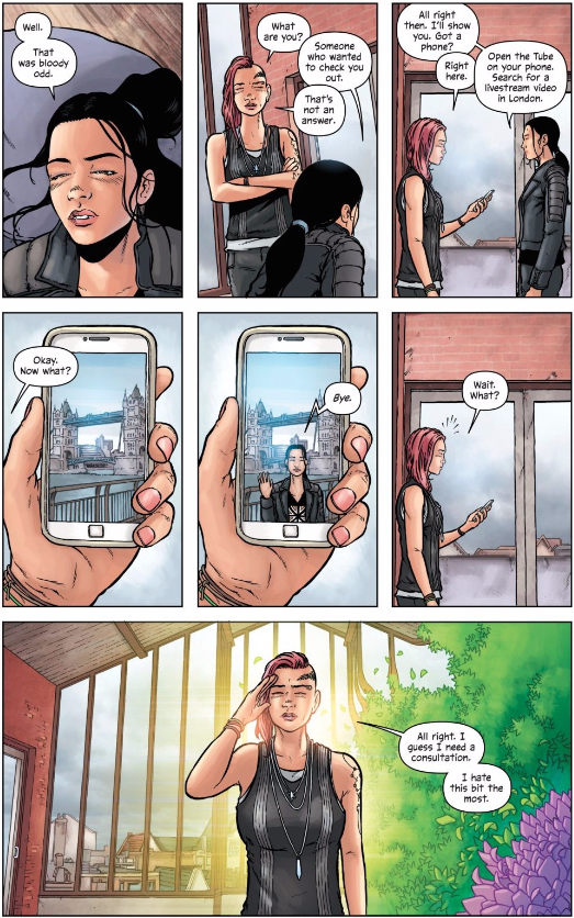 Jenny and the Doctor make their exits