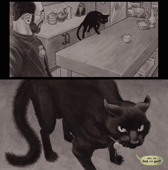 Hey look! A talking cat!