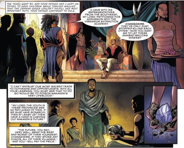 T'Chaka on the Throne