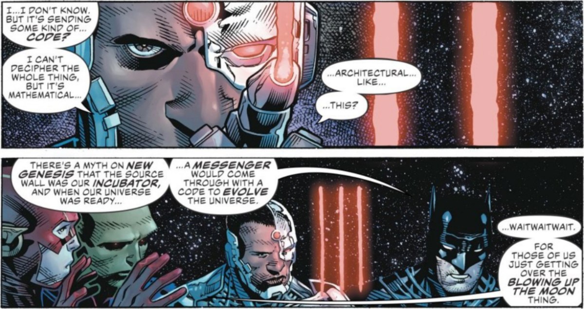 Three lines are architectural